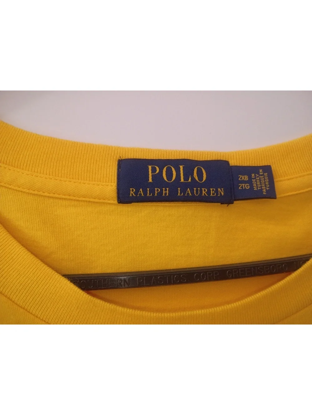 Polo Ralph Lauren yellow logo T-shirt